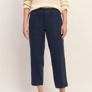 Everlane Navy Ankle Cropped Pants